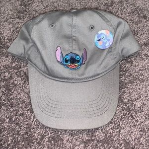 Stitch hat with pin
